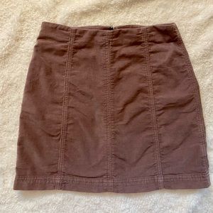 Free People Corduroy Skirt